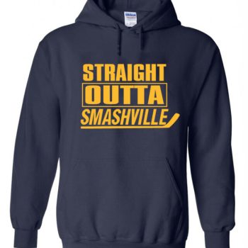 Nashville Predators "Straight Outta Smashville" Hooded Sweatshirt Unisex Hoodie