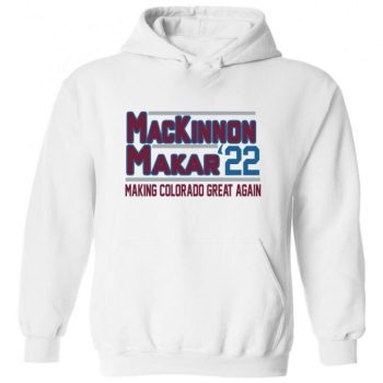 Nathan Mackinnon Cale Makar Colorado Avalanche 2022 Crew Hooded Sweatshirt Unisex Hoodie