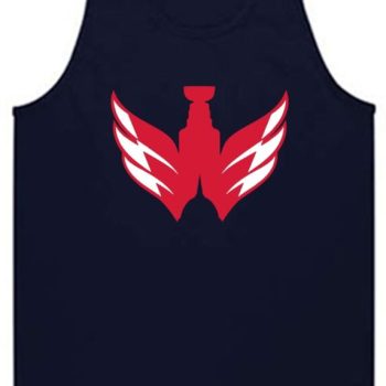 Navy Alexander Ovechkin Washington Capitals "Stanley Cup Logo" Unisex Tank Top