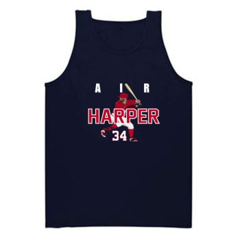 Navy Bryce Harper Washington Nationals "Air Hr" Unisex Tank Top