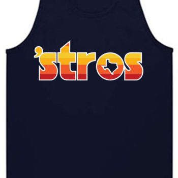 Navy Houston Astros Jose Altuve George Springer "Stros" Unisex Tank Top