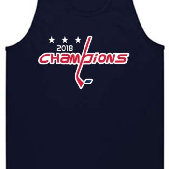 Navy Washington Capitals 2018 Stanley Cup Champions Alex Ovechkin Unisex Tank Top