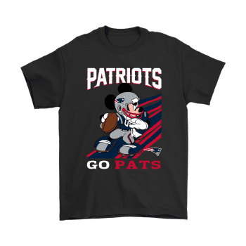 New England Patriots Slogan Go Pats Mickey Mouse Unisex T-Shirt Kid T-Shirt LTS4396