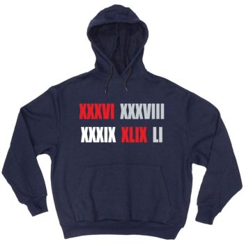 New England Patriots Tom Brady "5 Super Bowls" Hooded Sweatshirt Unisex Hoodie