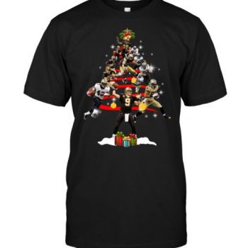 New Orleans Saints Players Christmas Tree Unisex T-Shirt Kid T-Shirt LTS4577