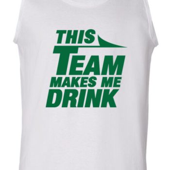 New York Jets Sam Darnold This Team Makes Me Drink Le'Veon Bell Unisex Tank Top