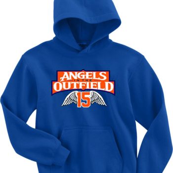 New York Mets Tim Tebow "Angels In The Outfield" Hooded Sweatshirt Hoodie