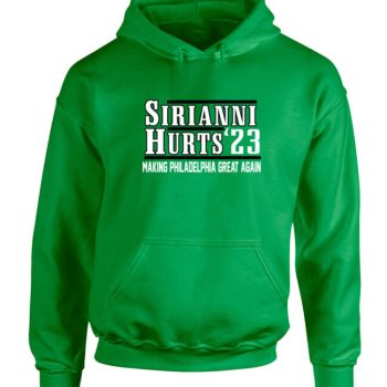 Nick Sirianni Jalen Hurts 2023 Philadelphia Eagles Crew Hooded Sweatshirt Unisex Hoodie