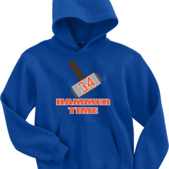 Noah Syndergaard New York Mets "Thor Hammer Time" Hooded Sweatshirt Hoodie