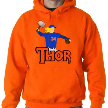 Noah Syndergaard New York Mets "Thor" Hooded Sweatshirt Hoodie