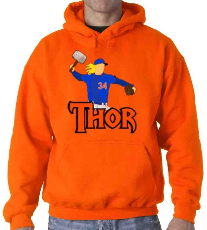 Noah Syndergaard New York Mets "Thor" Hooded Sweatshirt Hoodie