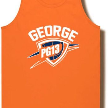 Orange Paul George Oklahoma City Thunder "Pg13" Unisex Tank Top