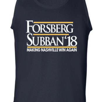 P.K. Subban Filip Forsberg Nashville Predators "18" Unisex Tank Top