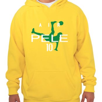 Pele Brazil Fifa World Cup "Air Pele" Hooded Sweatshirt Unisex Hoodie