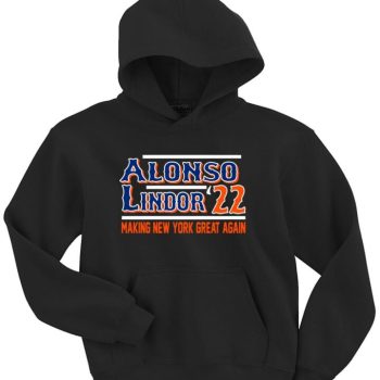 Pete Alonso Francisco Lindor New York Mets 2022 Crew Hooded Sweatshirt Unisex Hoodie