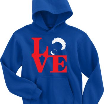 Philadelphia 76Ers Joel Embiid "Love Park" Hooded Sweatshirt Hoodie