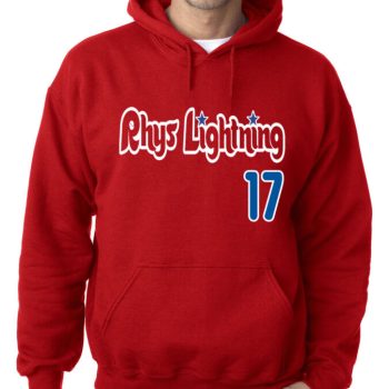 Philadelphia Phillies Rhys Hoskins "Rhys Lightning" Hooded Sweatshirt Unisex Hoodie