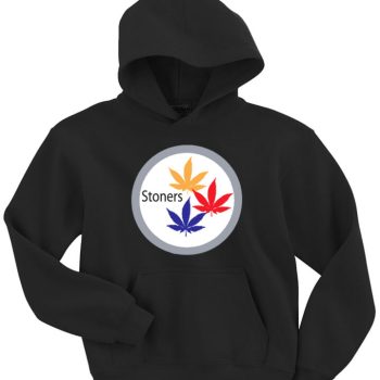 Pittsburgh Steelers "Stoners" Weed Marijuana Hooded Sweatshirt Unisex Hoodie Crew