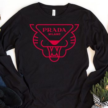 Prada Logo Luxury Kid Tee Unisex Longsleeve Shirt LTB0592