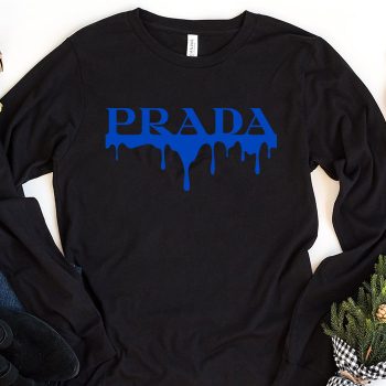 Prada Logo Luxury Kid Tee Unisex Longsleeve Shirt LTB0593