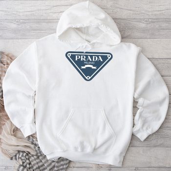 Prada Logo Luxury Unisex Pullover Hoodie HTB0881