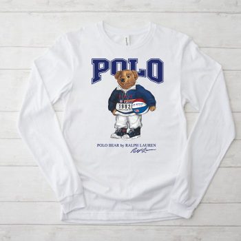 Ralph Lauren Polo Sport Bear Teddy Kid Tee Unisex LongsleeveShirt LTB0777