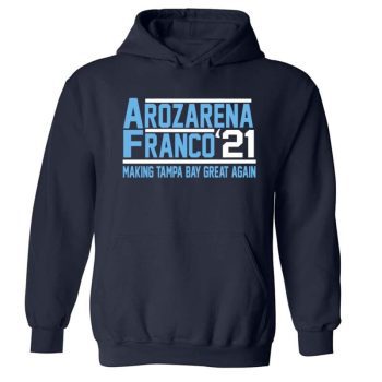 Randy Arozarena Wander Franco Tampa Bay Rays 2021 Crew Hooded Sweatshirt Unisex Hoodie