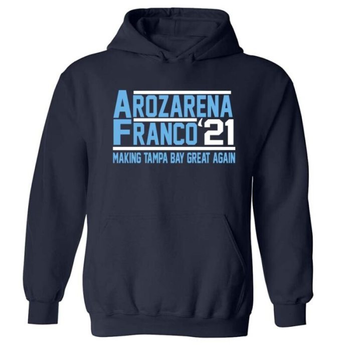 Randy Arozarena Wander Franco Tampa Bay Rays 2021 Crew Hooded Sweatshirt Unisex Hoodie