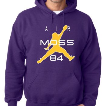 Randy Moss Minnesota Vikings "Air Moss" Hooded Sweatshirt Unisex Hoodie
