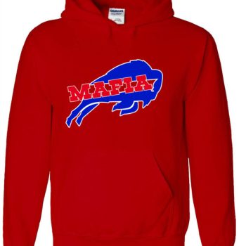Red Aj Mccarron Josh Allen Buffalo Bills "Mafia" Hooded Sweatshirt Unisex Hoodie