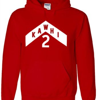 Red Kawhi Leonard Toronto "We The North Logo" Hooded Sweatshirt Unisex Hoodie
