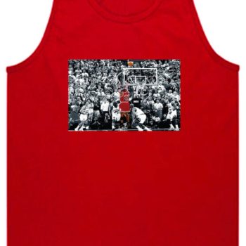 Red Michael Jordan Chicago Bulls "The Shot" Unisex Tank Top