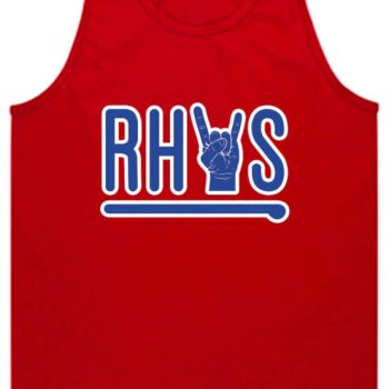 Red Rhys Hoskins Philadelphia Phillies "Home Run Rock Out" Unisex Tank Top