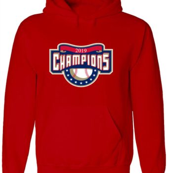 Red Washington Nationals 2019 World Series Champions Hooded Sweatshirt Unisex Hoodie