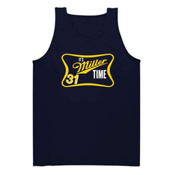 Reggie Miller Indiana Pacers "Miller Time" Unisex Tank Top