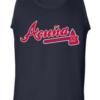 Ronald Acuna Jr Atlanta Braves "Acuna Logo" Unisex Tank Top