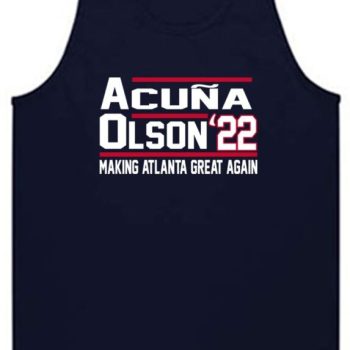 Ronald Acuna Jr Matt Olson Atlanta Braves 2022 Unisex Tank Top