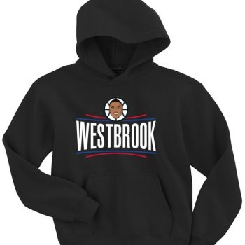 Russell Westbrook La Los Angeles Clippers Logo Crew Hooded Sweatshirt Unisex Hoodie