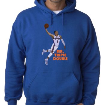 Russell Westbrook Oklahoma City Thunder Mr. Triple Double Hooded Sweatshirt Unisex Hoodie