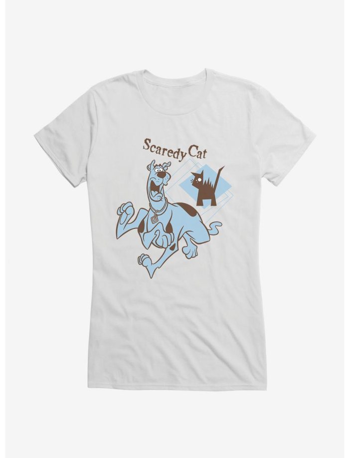 Scooby-Doo Scaredy Cat Girls T-Shirt Women Lady T-Shirt HTS4465