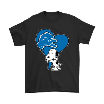 Snoopy Hugs The Detroit Lions Heart Unisex T-Shirt Kid T-Shirt LTS3687