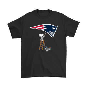 Snoopy Paints The New England Patriots Logo Football Unisex T-Shirt Kid T-Shirt LTS4437