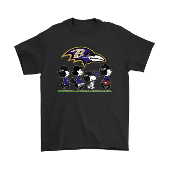 Snoopy The Peanuts Cheer For The Baltimore Ravens Unisex T-Shirt Kid T-Shirt LTS161