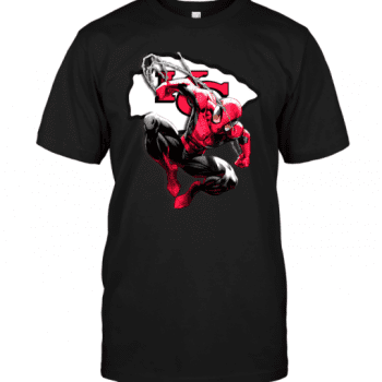 Spiderman Kansas City Chiefs Unisex T-Shirt Kid T-Shirt LTS3025