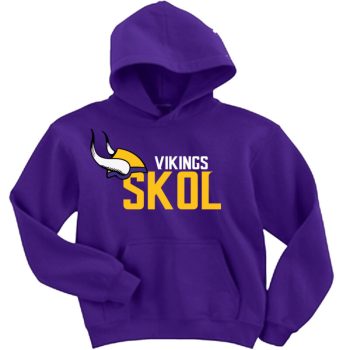 Stefon Diggs Case Keenum Minnesota Vikings "Skol Vikings" Hooded Sweatshirt Unisex Hoodie