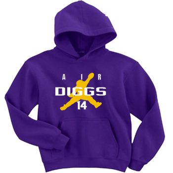 Stefon Diggs Minnesota Vikings "Air" Hooded Sweatshirt Hoodie