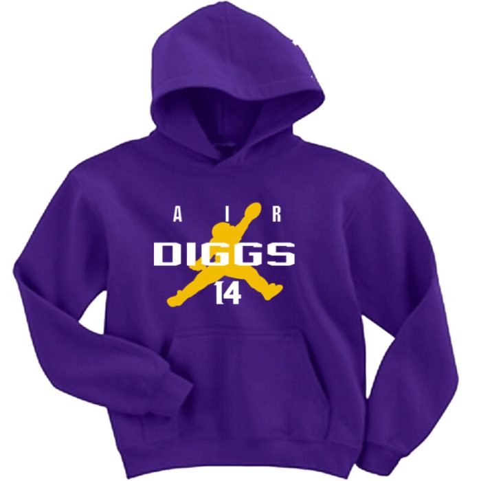 Stefon Diggs Minnesota Vikings "Air" Hooded Sweatshirt Hoodie