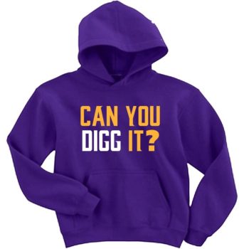 Stefon Diggs Minnesota Vikings "Can You Digg It" Hooded Sweatshirt Unisex Hoodie