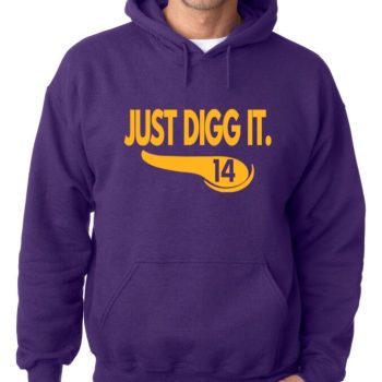 Stefon Diggs Minnesota Vikings "Just Digg It" Hooded Sweatshirt Hoodie