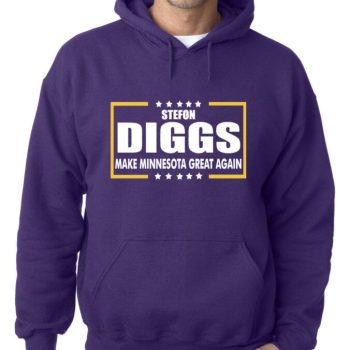 Stefon Diggs Minnesota Vikings "Make Minnesota Great Again" Hooded Sweatshirt Unisex Hoodie
